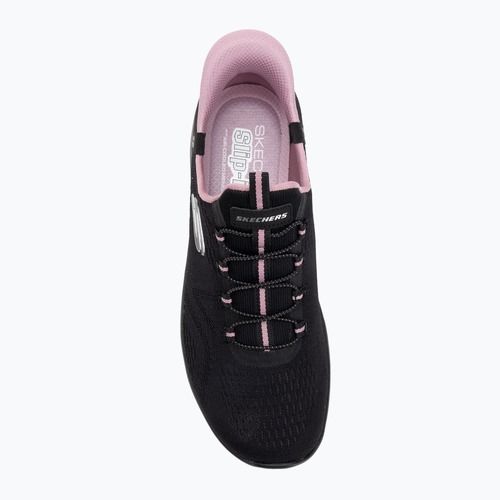 Moteriški batai SKECHERS Summits Dream Chaser juoda/švelniai violetinė