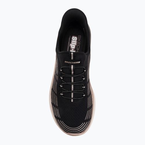 Moteriški batai SKECHERS Summits Plus Soft Luster juoda/rožinė auksinė
