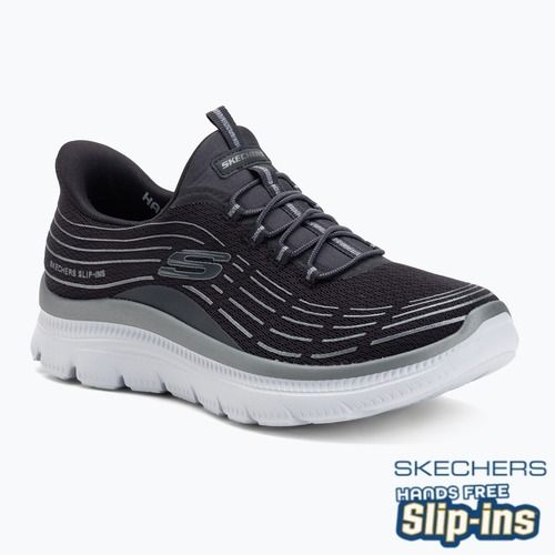 Moteriški batai SKECHERS Summits Plus Soft Luster anglies spalvos/sidabriniai