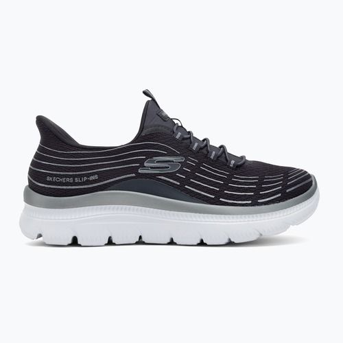 Moteriški batai SKECHERS Summits Plus Soft Luster anglies spalvos/sidabriniai