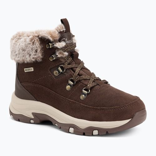Moteriški batai Skechers Trego Snow Worries šokolado spalvos