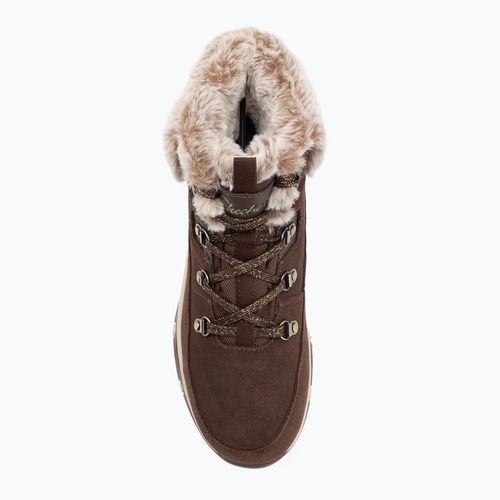 Moteriški batai Skechers Trego Snow Worries šokolado spalvos