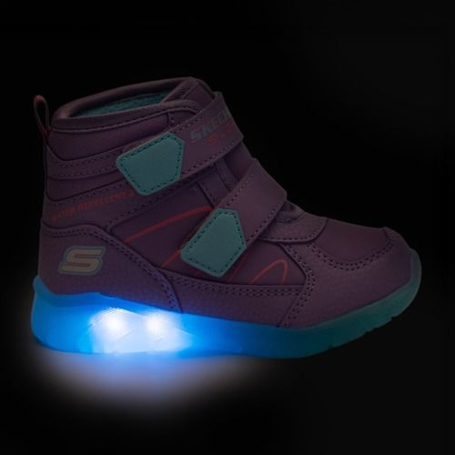 Vaikiški batai SKECHERS Illumi-Brights Polar Steppers levandų/spalvoti
