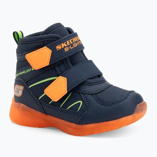 Vaikiški batai SKECHERS Illumi-Brights Splash Beams tamsiai mėlyna/oranžinė