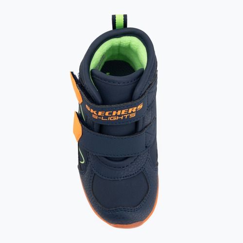 Vaikiški batai SKECHERS Illumi-Brights Splash Beams tamsiai mėlyna/oranžinė