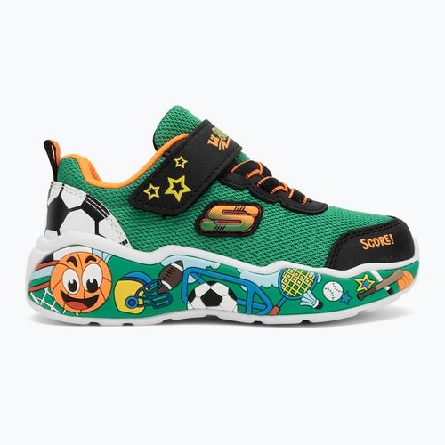 Vaikiški batai SKECHERS Play Scene žalia/daugiaspalvė