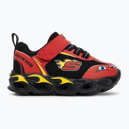 Vaikiški batai SKECHERS Skechers Thermo-Flash Wheel Buddies raudoni/juodi