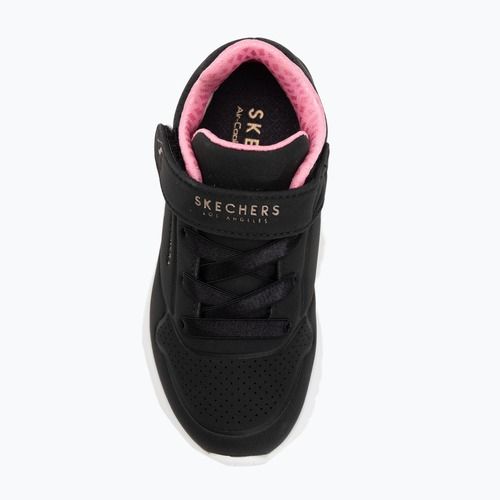 Vaikiški batai SKECHERS Uno Lite juoda/rožinė auksinė