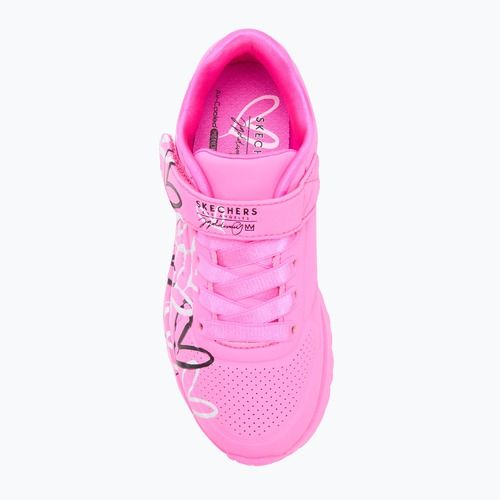 Vaikiški batai SKECHERS Uno Lite Love Levitate karšta rožinė/daugiaspalvė