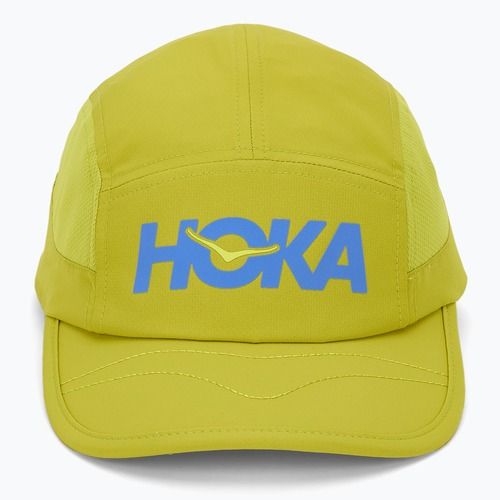 Kepuraitė su snapeliu HOKA Run pea green