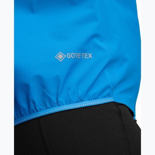 Moteriška bėgimo striukė HOKA Skybreeze Waterproof GTX hoka mėlyna