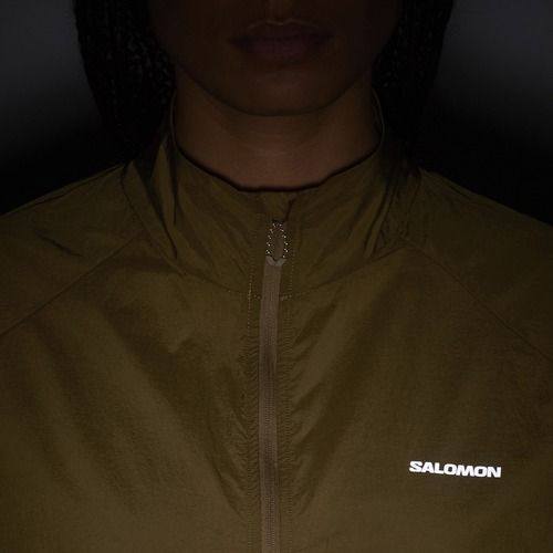 Moteriška bėgimo striukė Salomon Shakeout Fly brilliant olive