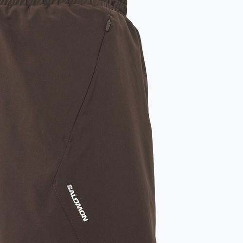 Vyriški bėgimo šortai Salomon Shakeout C 2IN1 7" coffee bean