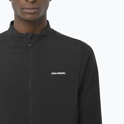 Vyriškas bėgimo džemperis Salomon Mountain Flex Hybrid deep black