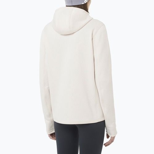 Moteriškas džemperis Salomon Outline Warm Fleece Hoodie whisper white