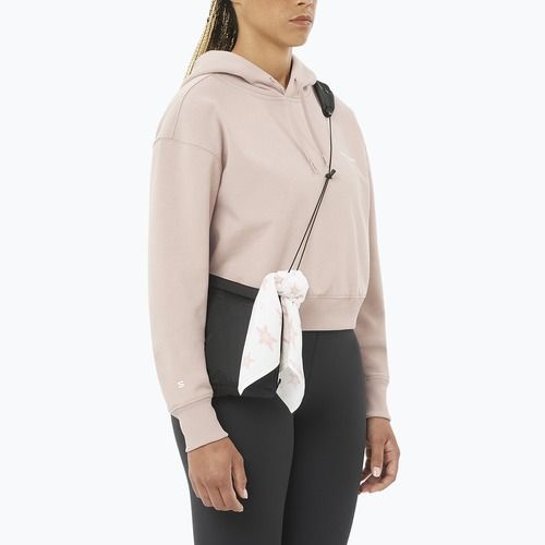Moteriškas žygio džemperis Salomon Short Hoodie etherea