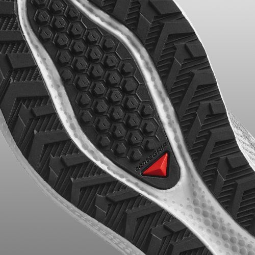 Moteriški bėgimo bateliai Salomon Aero Blaze 3 GRVL lunar rock/balta/juoda
