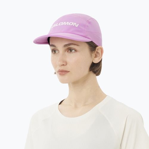 Kepuraitė su snapeliu Salomon Sense Aero cyclamen