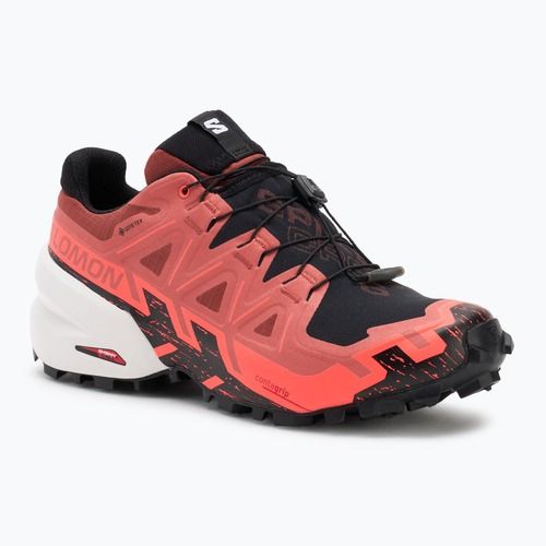 Vyriški bėgimo bateliai Salomon Spikecross 6 GTX karvės oda/juoda/neoninė liepsna