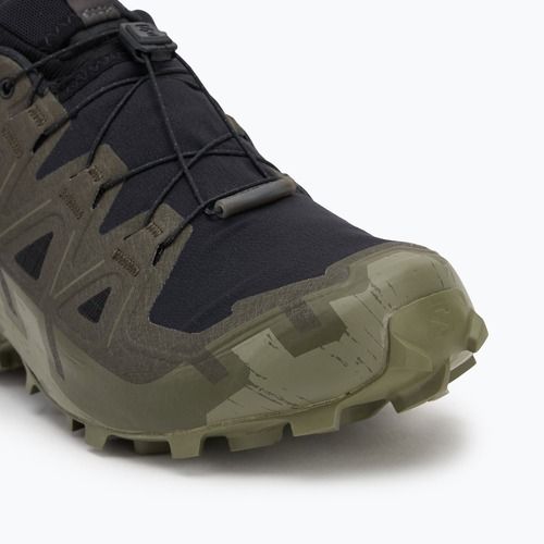 Vyriški bėgimo bateliai Salomon Speedcross 6 GTX juoda/peat/deep lichen green
