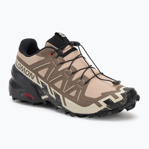 Vyriški bėgimo bateliai Salomon Speedcross 6 natural/black/almond milk