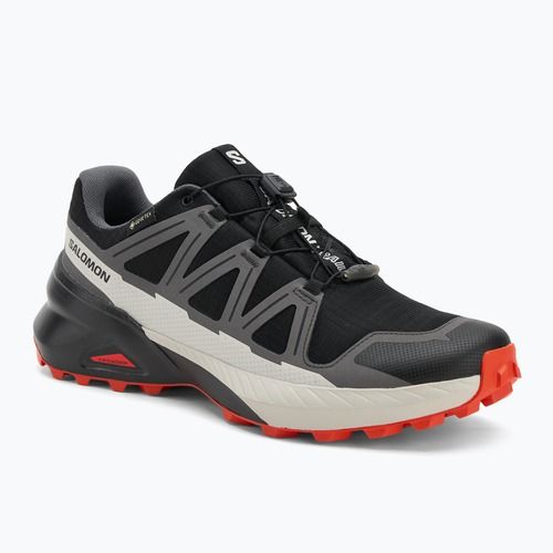 Vyriški bėgimo bateliai Salomon Speedcross Peak GTX black/castlerock/cherry tomato