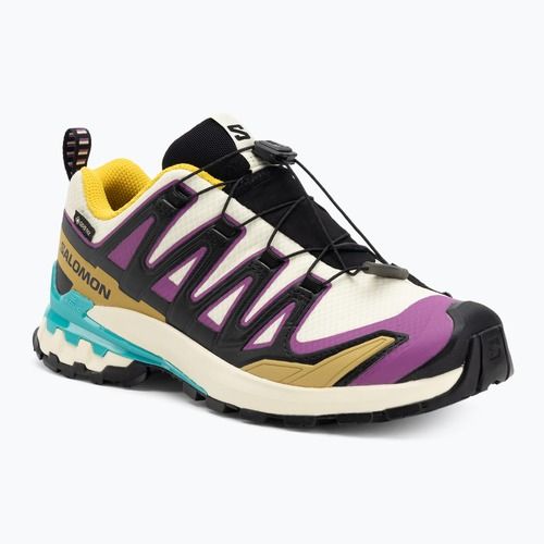 Moteriški bėgimo bateliai Salomon XA PRO 3D V9 GTX transparent yellow/black/waterfall
