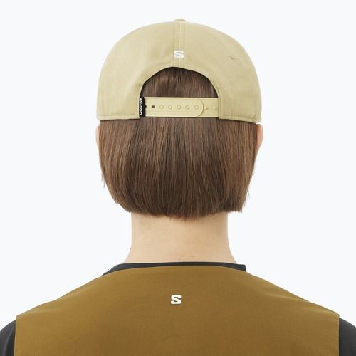 Kepuraitė su snapeliu Salomon Logo Flat gray green