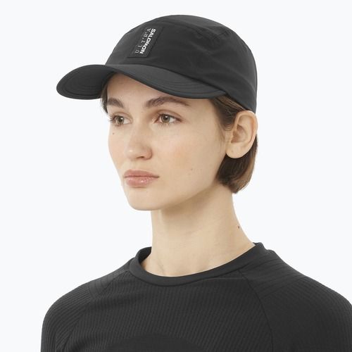 Kepuraitė su snapeliu Salomon S/LAB Ultra Waterproof deep black
