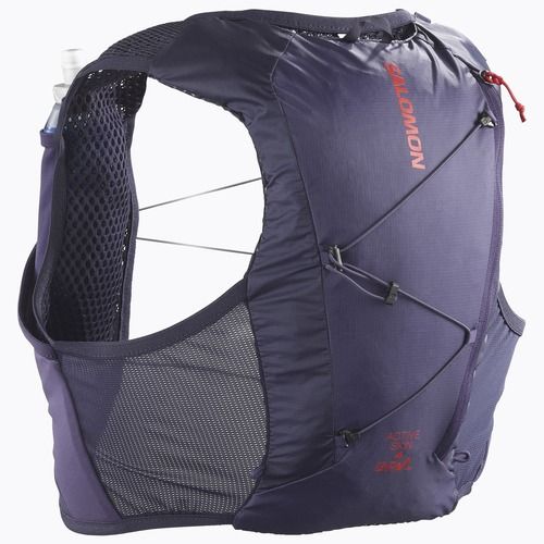 Bėgimo liemenė Salomon Active Skin 4 GRVL martime blue / astral aura / haute red
