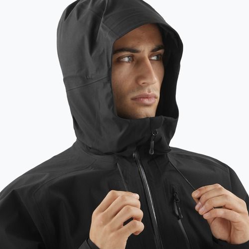 Vyriška softshell striukė Salomon Outline 3l GTX deep black