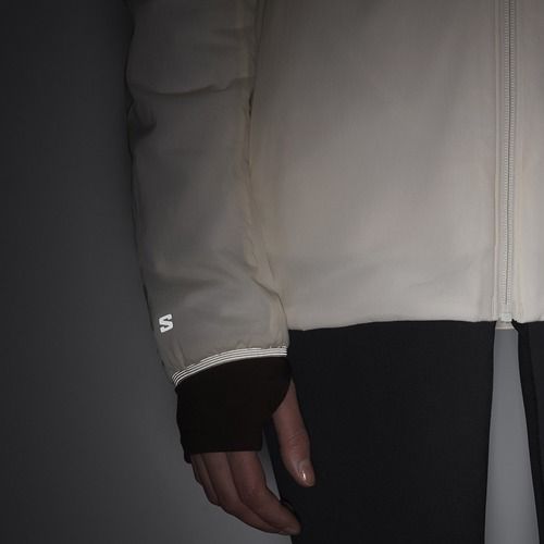 Moteriška hibridinė striukė Salomon Mountain Flex whisper white