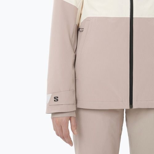Moteriška slidinėjimo striukė Salomon Highland whisper white/etherea