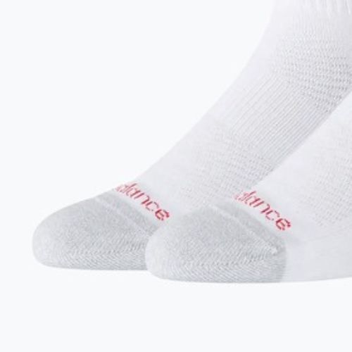 Kojinės New Balance Active Premium Crew Quarter 2 pairs white