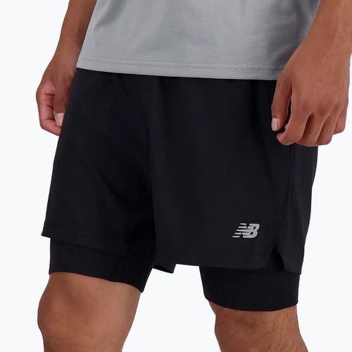Vyriški šortai New Balance AC Seamless 7" juodi