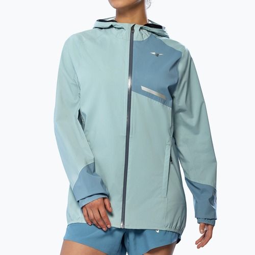 Moteriška bėgimo striukė Mizuno Waterproof 20K ER cloud blue