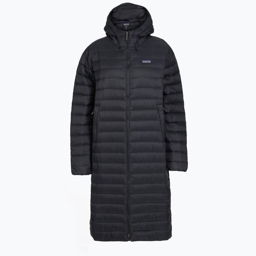 Moteriška pūkinė striukė Patagonia Recycled Down Sweater Parka juoda