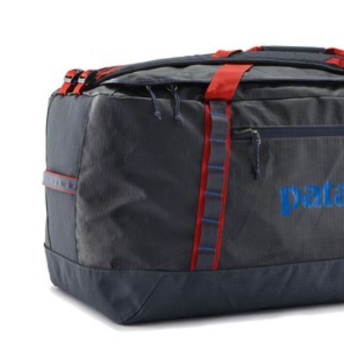 Kelioninis krepšys Patagonia Black Hole Duffel 100 l smolder blue/amanita red