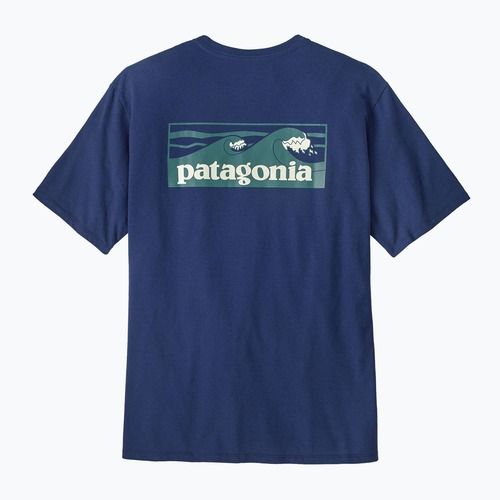 Vyriški marškinėliai Patagonia Boardshort Logo Pocket Responsibili clement blue