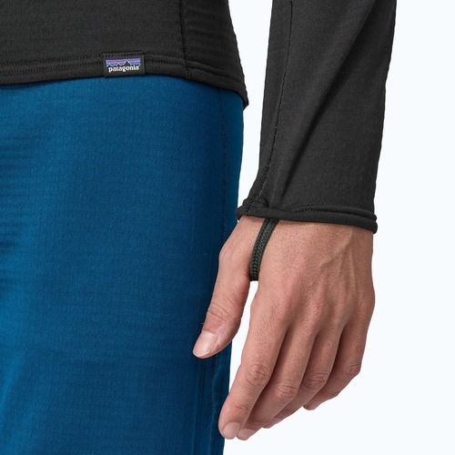 Vyriški termoaktyvūs marškinėliai Patagonia Cap Termal Weight Crew juodi