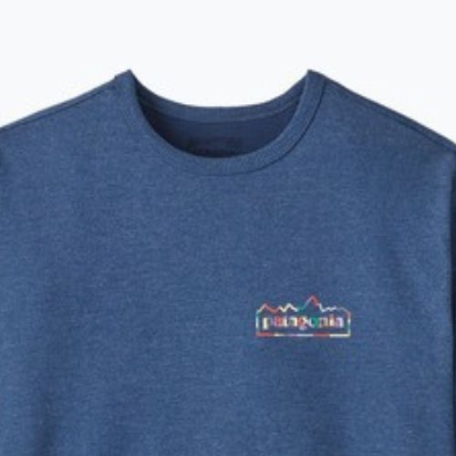 Vyriškas džemperis Patagonia Lightweight Unity Fitz Wildrise Crew clement blue