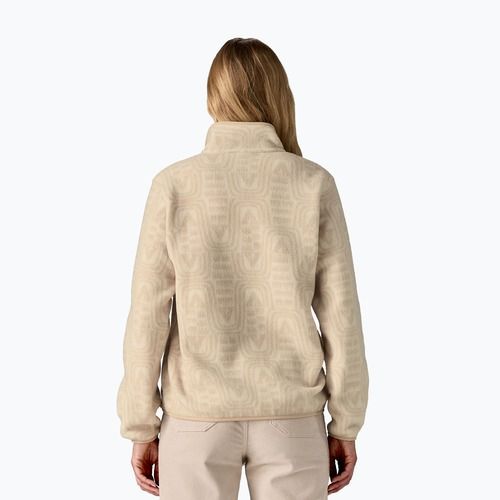 Moteriškas žygio džemperis Patagonia LW Synch Snap-T P / O flow: dyno white