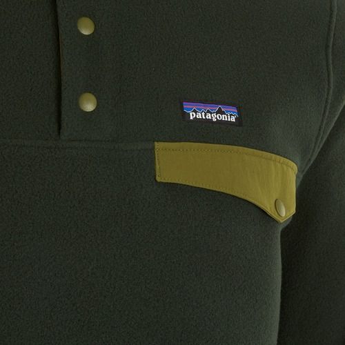 Vyriškas žygio džemperis Patagonia LW Synch Snap-T P / O old growth green