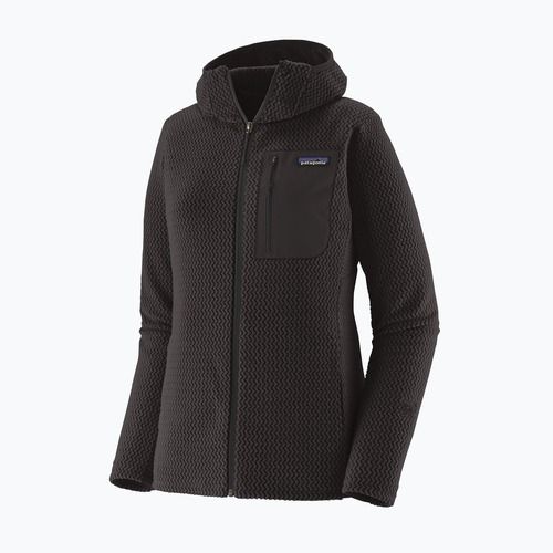 Moteriškas fliso džemperis Patagonia R1 Air Full-Zip Hoody black