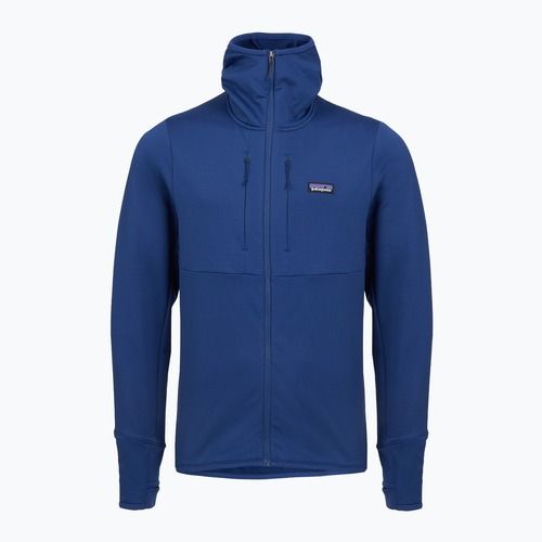 Vyriškas žygio džemperis Patagonia R1 Thermal Full Zip Hoody clement blue