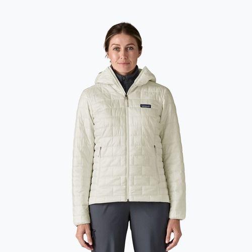 Moteriška pūsta striukė Patagonia Nano Puff Hoody birch white