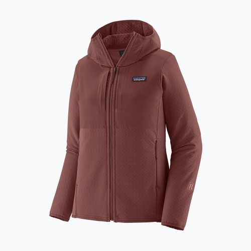 Moteriška softshell striukė Patagonia R2 CrossStrata Hoody dark ruby