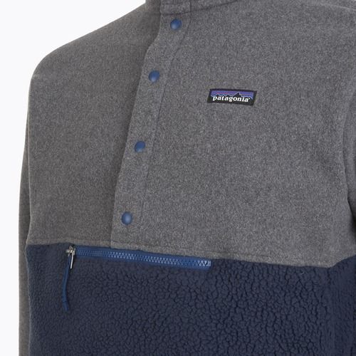 Vyriškas žygio džemperis Patagonia Retro Pile 1 / 2 Snap P / O new navy w / nickel