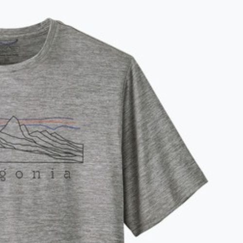 Vyriški marškinėliai Patagonia Cap Cool Daily Graphic Shirt stratapeaks / feather grey