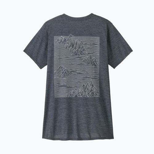 Moteriški marškinėliai Patagonia Cap Cool Daily Graphic Shirt strataspire / smolder blue x-dye